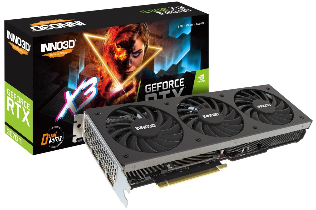 VGA INNO3D NVIDIA GeForce RTX 3070 Ti X3 8GB GDDR6X