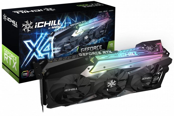 VGA INNO3D NVIDIA GeForce RTX 3080 iCHILL X4 LHR 10GB GDDR6X