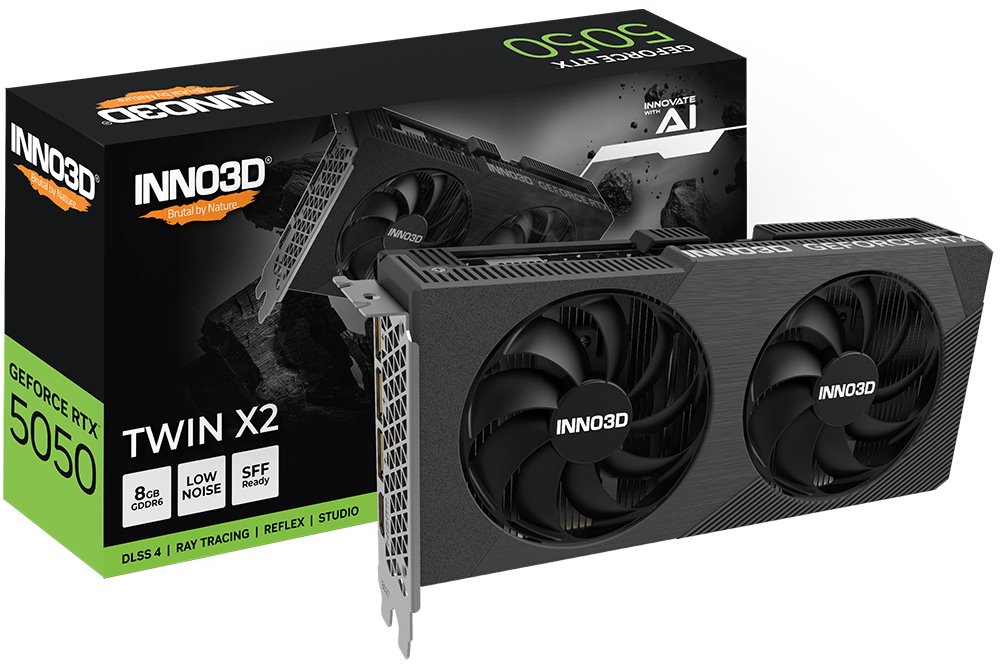 VGA INNO3D NVIDIA GeForce RTX 5050 Twin X2 8GB GDDR6