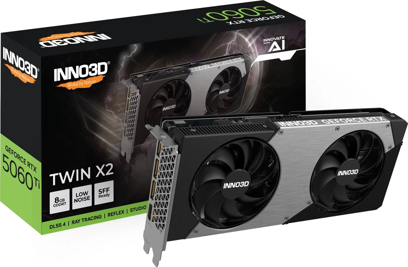 VGA INNO3D NVIDIA GEFORCE RTX 5060 Ti 8GB TWIN X2 OC