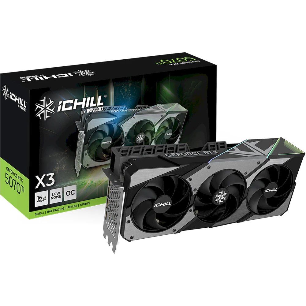 VGA INNO3D NVIDIA GeForce RTX 5070 Ti iChill X3 16GB GDDR7