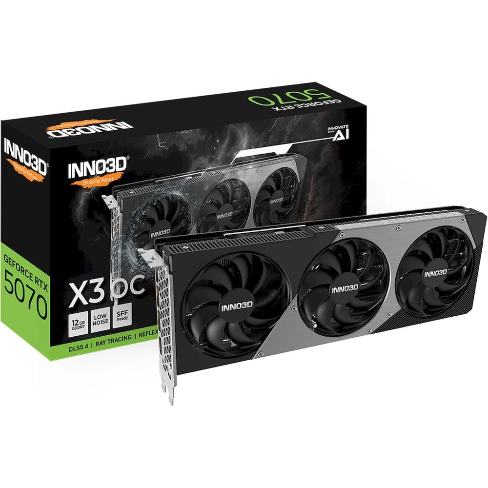 VGA INNO3D NVIDIA GeForce RTX 5070 X3 OC 12GB GDDR7