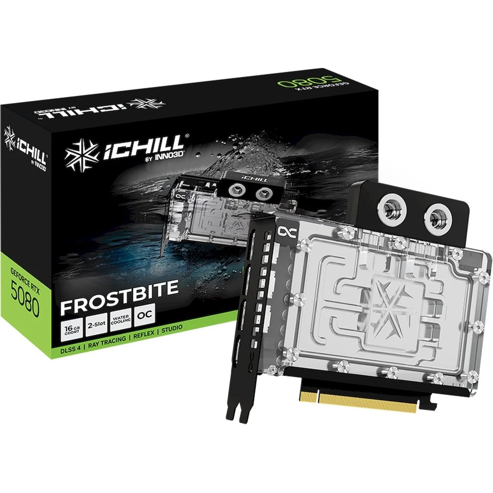 VGA INNO3D NVIDIA GeForce RTX 5080 16GB iChill FROSTBITE GDDR7