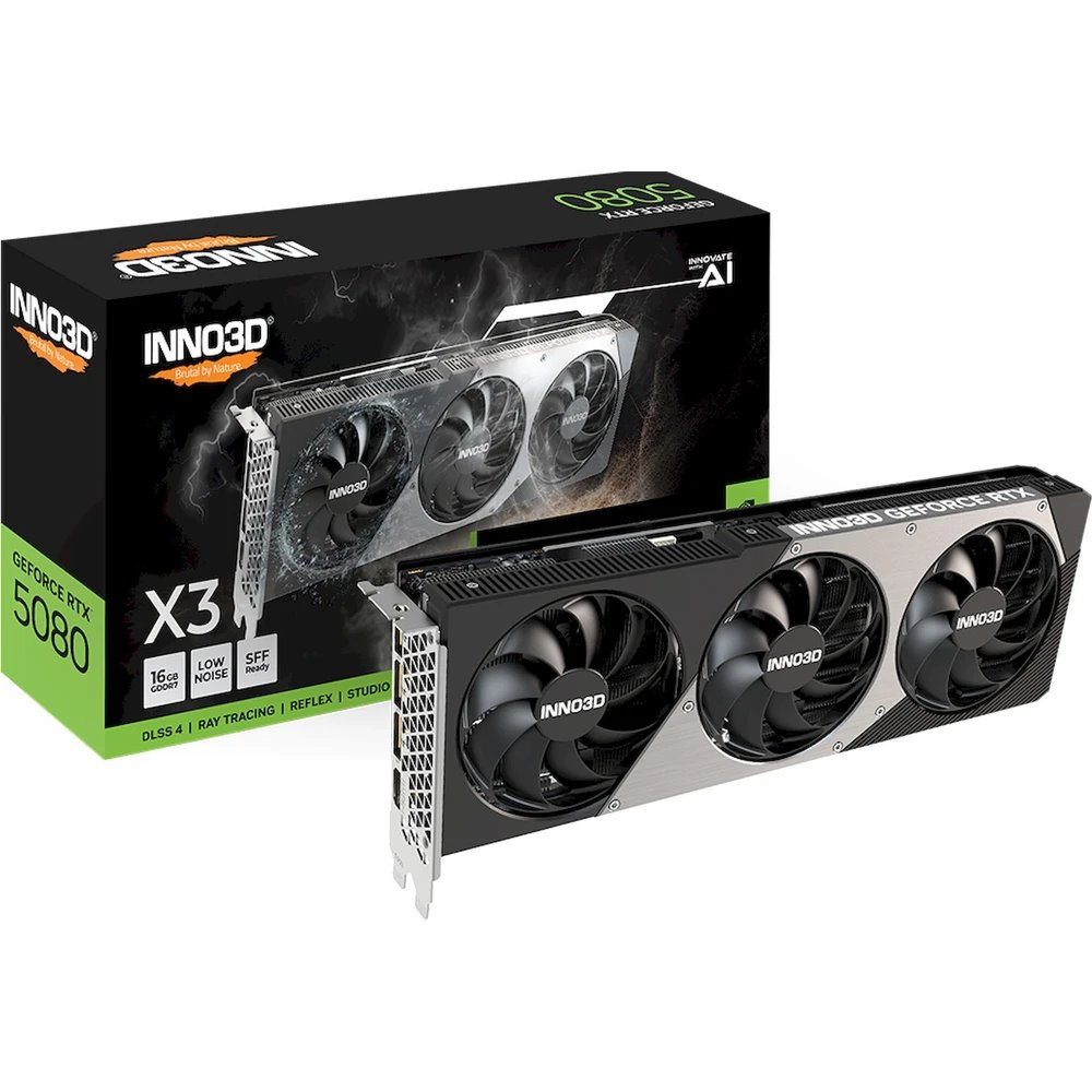 VGA INNO3D NVIDIA GeForce RTX 5080 X3 OC 16GB GDDR7