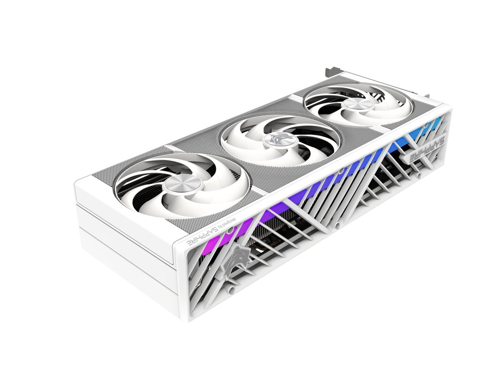 VGA SAPPHIRE NITRO+ AMD Radeon RX 9070 XT OC 16GB PhantomLink Polar, White