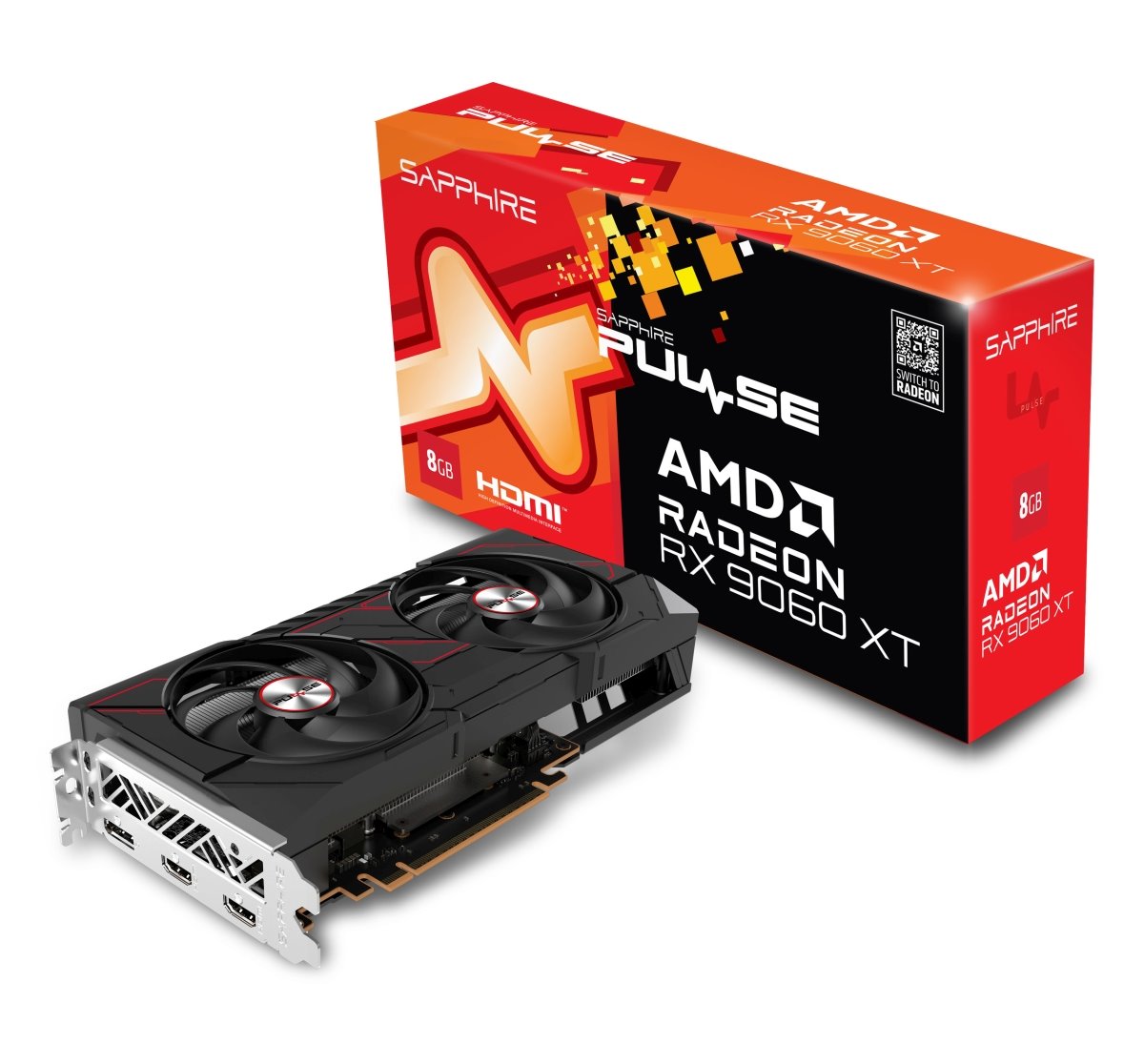 VGA SAPPHIRE PULSE AMD Radeon RX 9060 XT OC 8GB