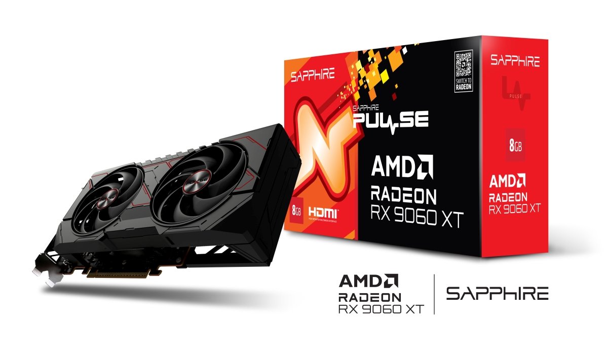 VGA SAPPHIRE PULSE AMD Radeon RX 9060 XT OC 8GB