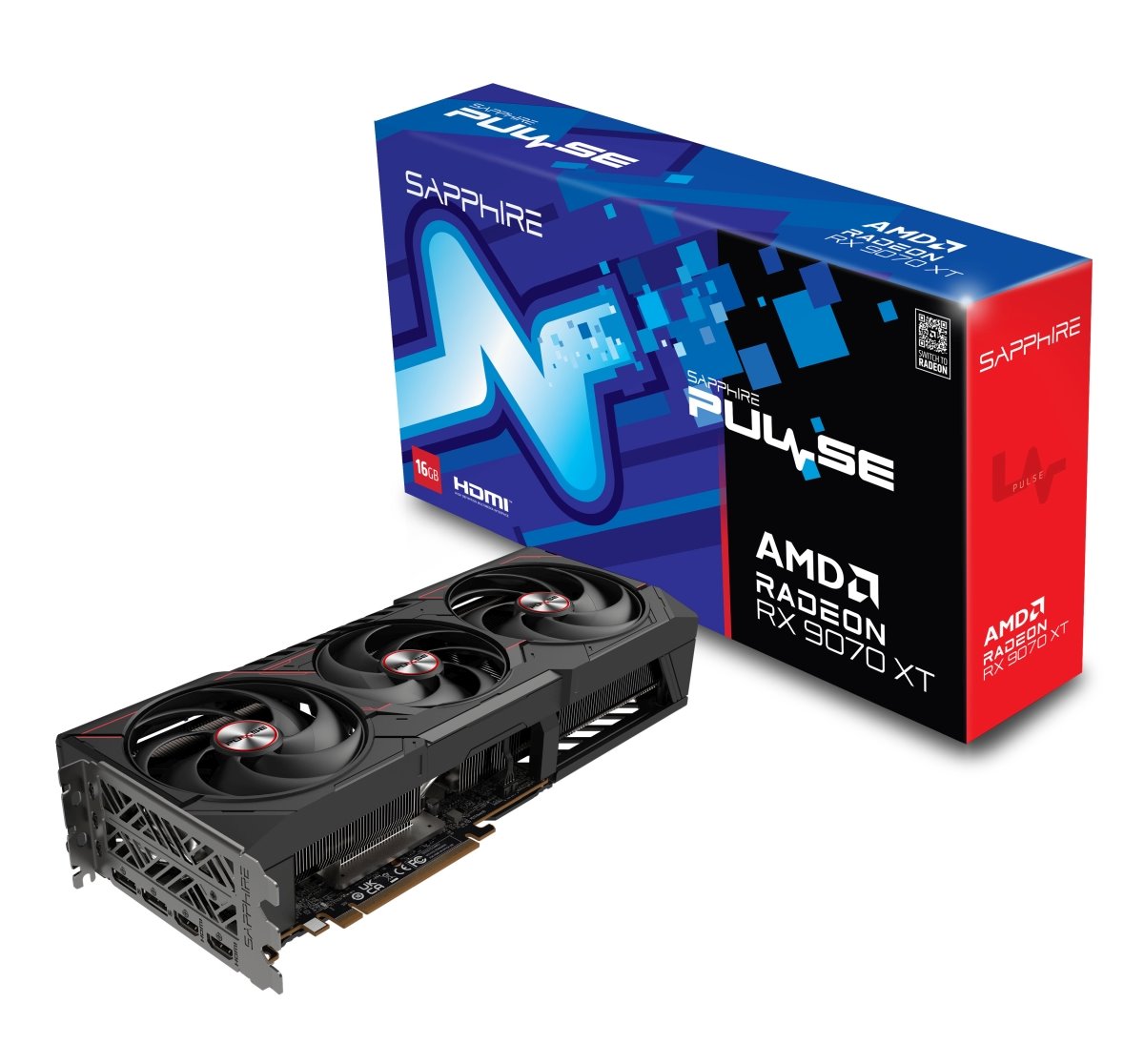 VGA SAPPHIRE PULSE AMD Radeon RX 9070 XT 16GB (pošk. obal)