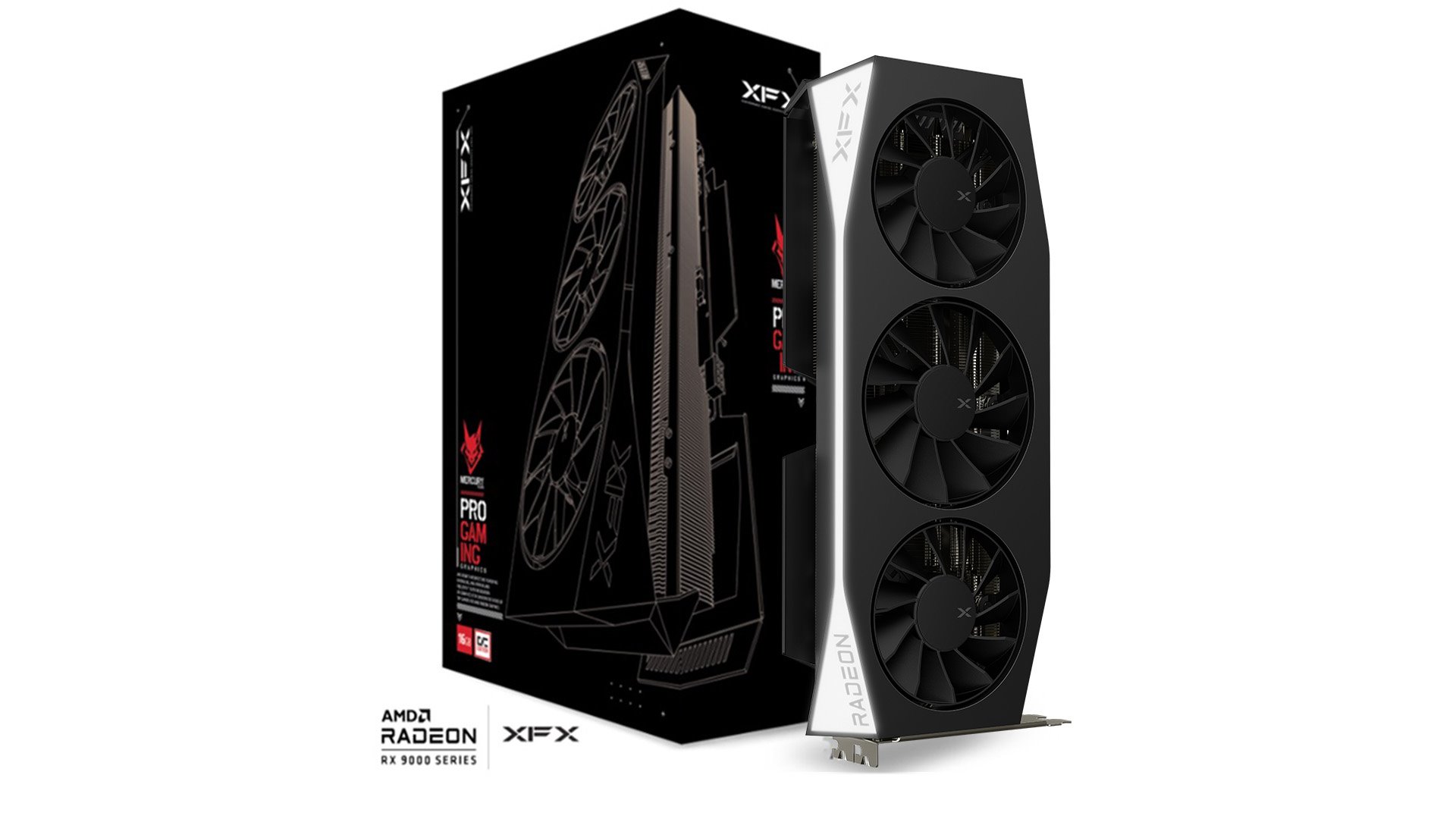 VGA XFX Mercury AMD Radeon RX 9060 XT OC 16GB GDDR6 Gaming edition