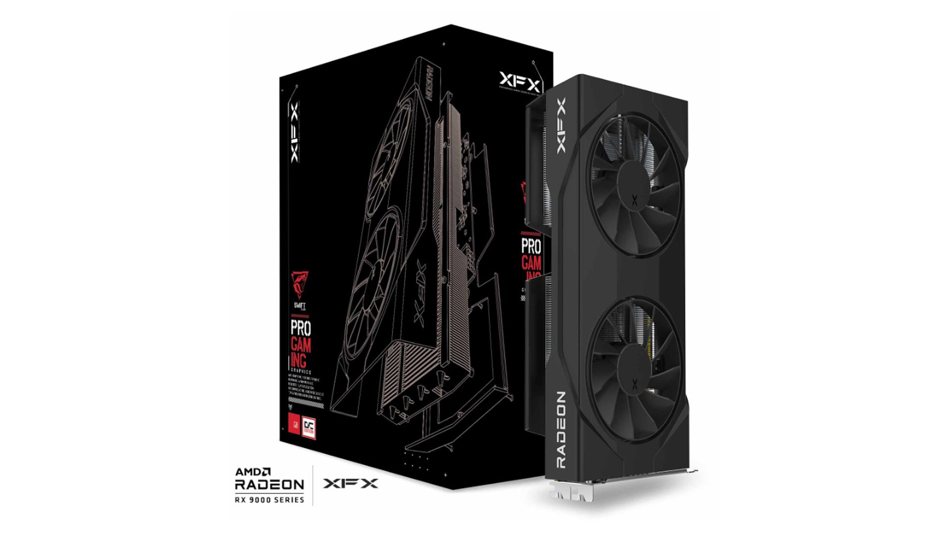VGA XFX Swift AMD Radeon RX 9060 XT OC 8GB GDDR6 Gaming edition