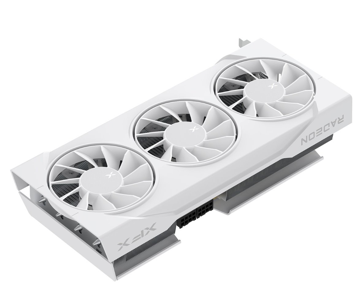 VGA XFX Swift AMD Radeon RX 9070 GRE 12GB GDDR6, Triple Fan Gaming, White