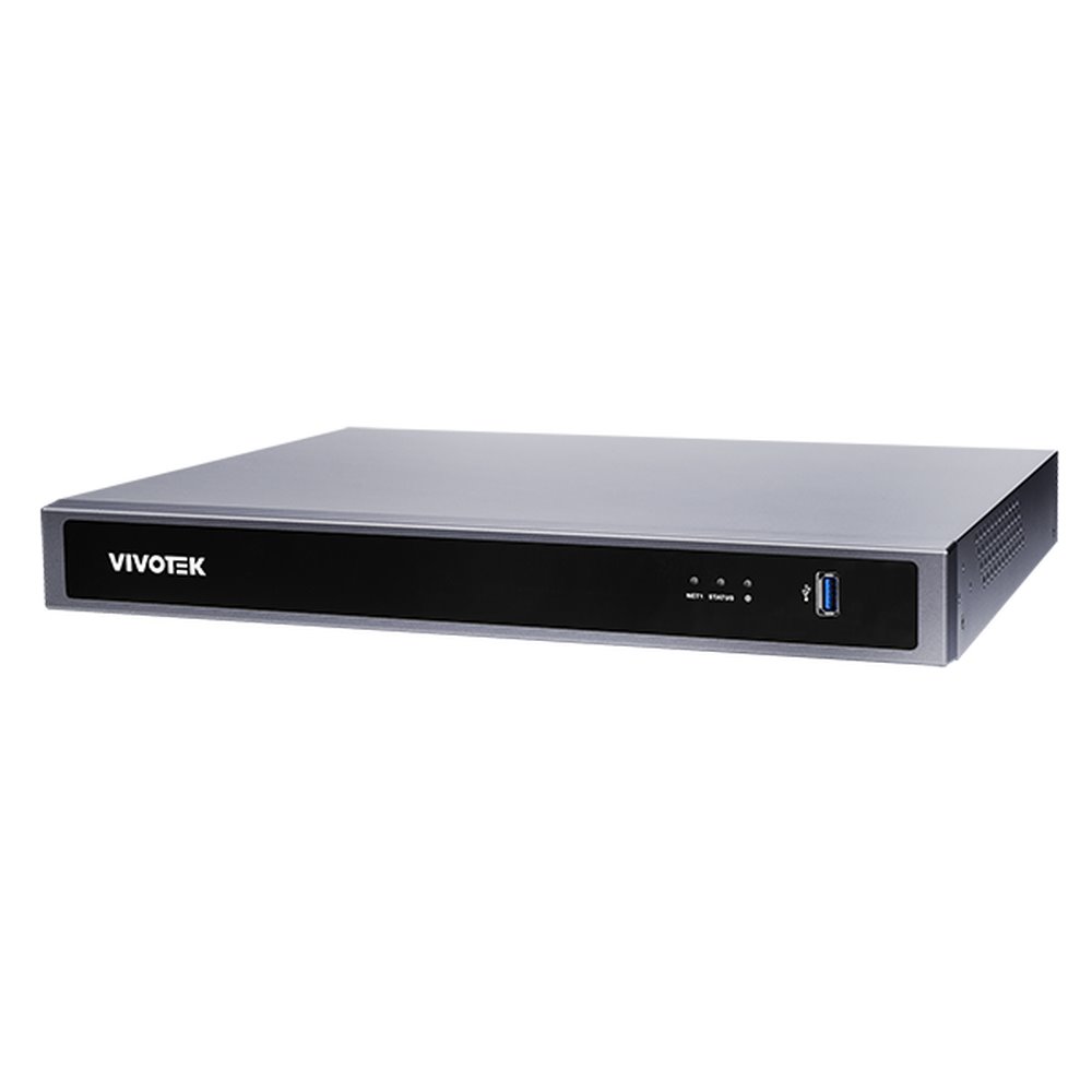 Vivotek ND9426P NVR, 16 kanálů, H.265, 16× PoE, 2× HDD, RAID 0/1, 4K, Deep Search, VORTEX/VSS