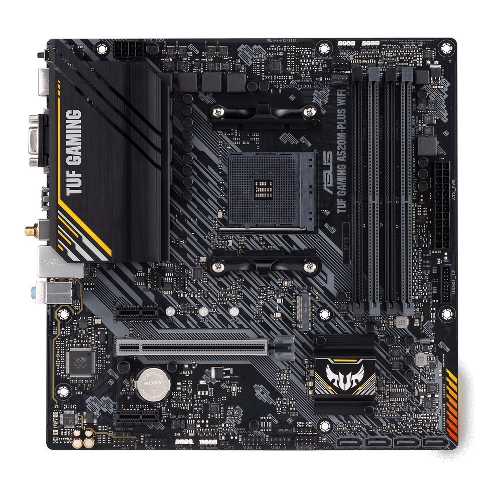 Výhodný set MB ASUS TUF Gaming A520M-PLUS WIFI + VGA ASUS 5050 8GB + RAM