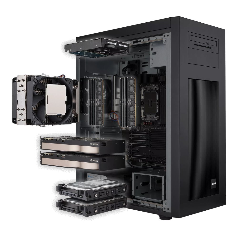 WS ASUS EC Pro ET700I W7, LGA4677, 8xDDR5, 6xPCIe, 2x2.5"/3x3.5", 2xM.2, 2x2.5Gb LAN, 750W, Tower 3U