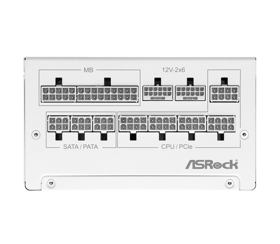 Zdroj Asrock SL-1000GW, 1000W, 80+ Gold, ATX 3.1, White, modular