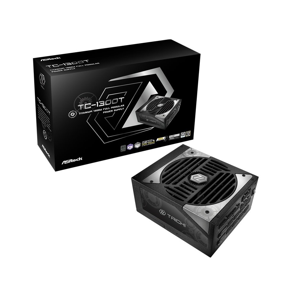 Zdroj Asrock TC-1300T, 1300W, 80+ Titanium, ATX 3.1, modular