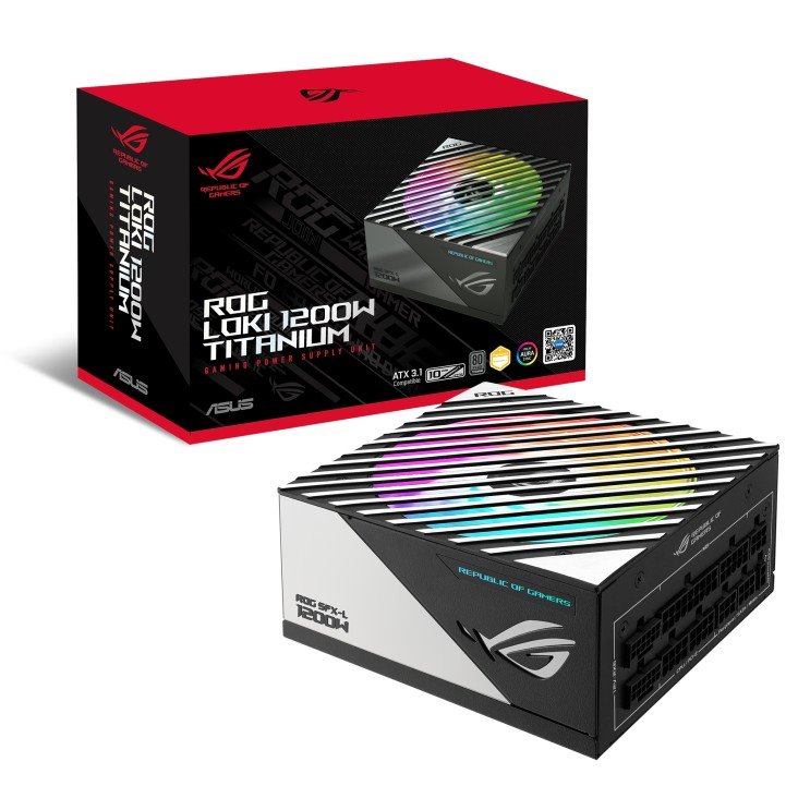Zdroj ASUS ROG Loki SFX-L 1200W Titanium ATX 3.1 - 1200W, 80+ Titanium, modular
