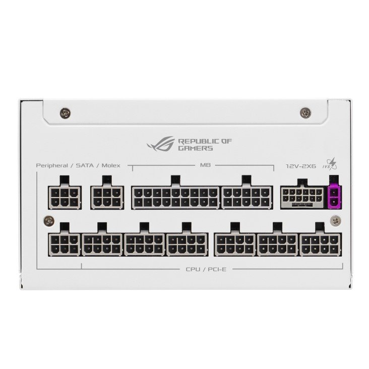 Zdroj ASUS ROG Strix 1000W Platinum White Edition ATX 3.1 - 1000W, 80+ Platinum, modular