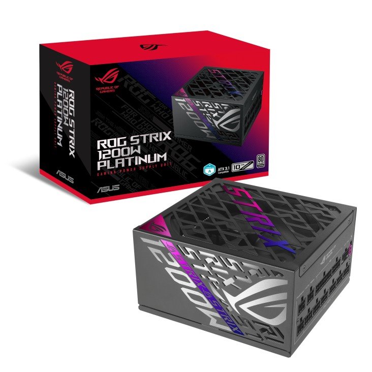 Zdroj ASUS ROG Strix 1200W ATX 3.1 - 1200W, 80+ Platinum, modular