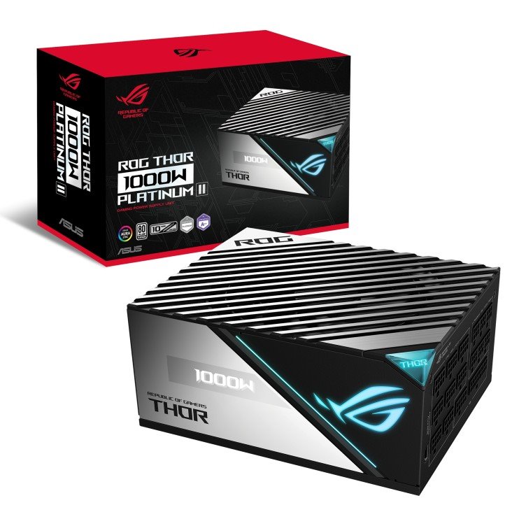 Zdroj ASUS ROG Thor 1000W Platinum II ATX 3.1 - 1000W, 80+ Platinum, modular