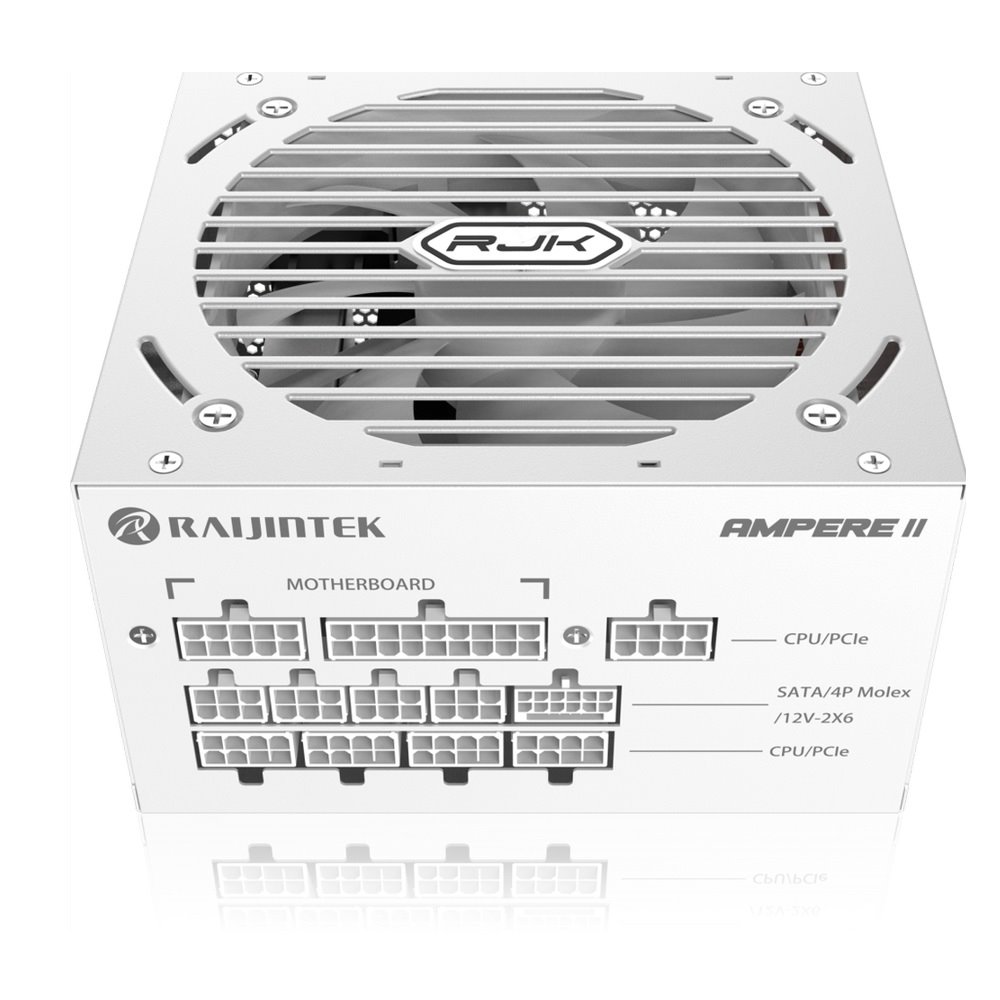 Zdroj Raijintek AMPERE II 1000 White ATX 3.1 - 1000W, 80+ Platinum, modular