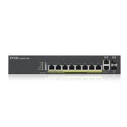 ZyXEL GS2220-10HP,EU region,8-port GbE L2 PoE Switch with GbE Uplink (1 year NCC Pro pack license bundled)