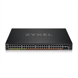 Zyxel XMG2230-52HP, L3 Access Switch, 16x 2.5G, 32x 1G, AC:960W PoE , DC:2400W PoE, 4 x SFP+ Uplink, incl 1 yr NebulaF