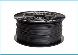 Filament PM tisková struna/filament 1,75 ABS černá, 1 kg - poškozená krabice, cívka OK