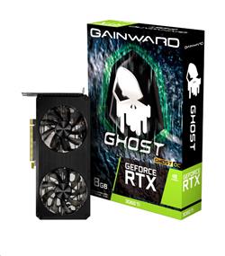 GAINWARD RTX 3060Ti Ghost OC LHR 8G GDDR6 256bit 3xDP HDMI- white box od výrobce, opravená
