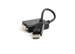 Gembird adaptér DisplayPort 1.2 (M) na Dual Link DVI (F) 0.1m kabel, černý