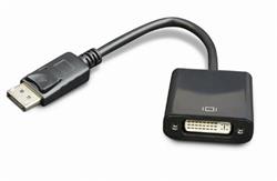 Gembird adaptér DisplayPort v.1 (M) na Dual Link DVI (F) 0.1m kabel, černý