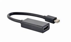 Gembird adaptér Mini DisplayPort (M) na HDMI (F), 4K, 0.15 m, černý