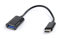 Gembird adaptér OTG USB 2.0 (F) / USB-C, kabel 0,2m