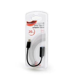 Gembird adaptér OTG USB 2.0 (F) / USB-C (M), kabel 0,2m), blister