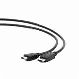 Gembird kabel DisplayPort (M) na HDMI (AM), 1m, černý