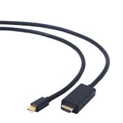 Gembird kábel Mini DisplayPort (M) na HDMI (AM), 4K/30Hz, 1.8 m, čierny