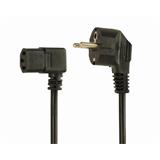 Gembird kábel napájací s pravouhlou koncovkou (C13), VDE certifikovaný, 1.5 m