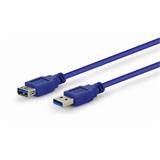 Gembird kabel USB 3.0 (AM - AF), prodlužovací, 3 m, modrý