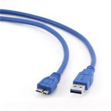 Gembird kabel USB 3.0 (AM) na Micro-USB (BM), 1.8 m, modrý