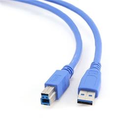 Gembird kabel USB 3.0 (AM) na USB 3.0 (BM), 0.5 m, modrý