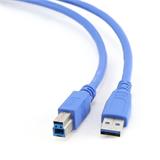 Gembird kabel USB 3.0 (AM) na USB 3.0 (BM), 1.8 m, modrý