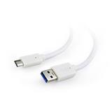 Gembird kabel USB 3.0 (AM) na USB 3.1 (CM), 1.8 m, bílý