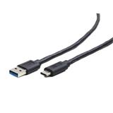 Gembird kabel USB 3.0 (AM) na USB 3.1 (CM), 3 m, černý