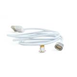 Gembird nabíjecí kabel Lightning 8-pin (M) na USB 2.0 (M), magnetický konektor, 1 m, stříbrný