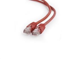 Gembird patch kabel Cat6 UTP, 0.25 m, červený