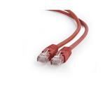 Gembird patch kabel Cat6 UTP, 0.25 m, červený