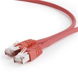 Gembird patch kabel S/FTP Cat. 6A LSZH, 2 m, červený