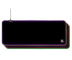 Gembird podložka pod herní myš s 5 x LED světelným efektem, velikost L, černá