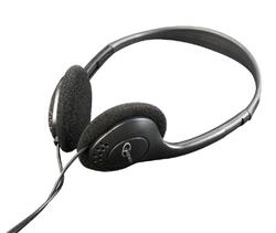 Gembird Stereo sluchátka s ovládáním hlasitosti, 3.5 mm miniJack, černá