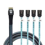 Gigabyte cable SFF-8654 4i (SlimSAS ×4) -> SFF-8654 4i (SlimSAS ×4) 60cm
